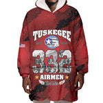 Tuskegee Airmen 1941–2026 Wearable Blanket Hoodie 332nd Red Tails 85th Anniversary - African Pride