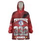 Tuskegee Airmen 1941–2026 Wearable Blanket Hoodie 332nd Red Tails 85th Anniversary - African Pride
