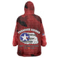Tuskegee Airmen 1941–2026 Wearable Blanket Hoodie 332nd Red Tails 85th Anniversary - African Pride