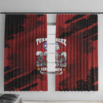 Tuskegee Airmen 1941–2026 Window Curtain 332nd Red Tails 85th Anniversary - African Pride