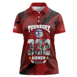 Tuskegee Airmen 1941–2026 Women Polo Shirt 332nd Red Tails 85th Anniversary - African Pride