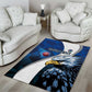 Custom Afro Namibia Cricket Area Rug Go Eagles