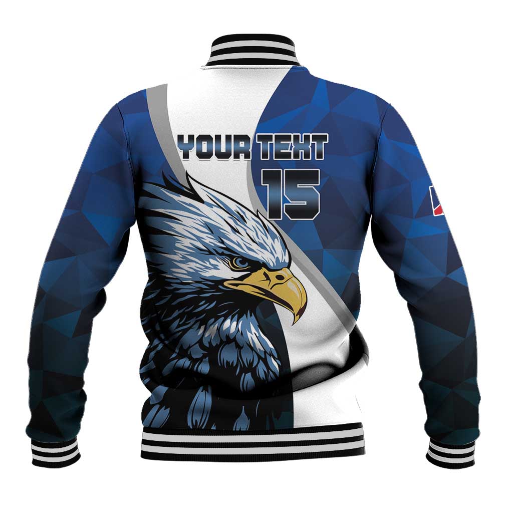 Custom Afro Namibia Cricket Baseball Jacket Go Eagles