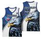 Custom Afro Namibia Cricket Basketball Jersey Go Eagles - African Pride