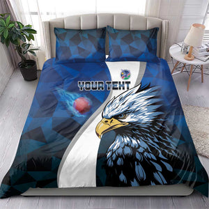Custom Afro Namibia Cricket Bedding Set Go Eagles