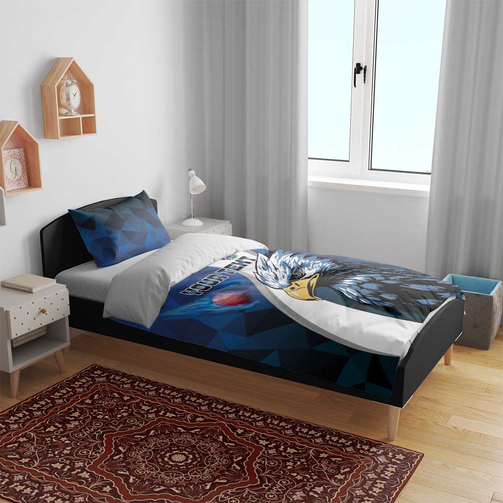 Custom Afro Namibia Cricket Bedding Set Go Eagles