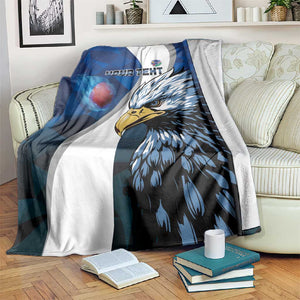 Custom Afro Namibia Cricket Blanket Go Eagles