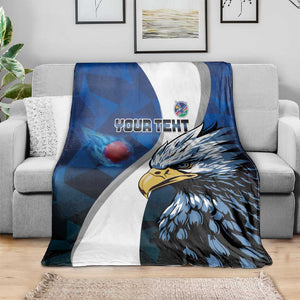 Custom Afro Namibia Cricket Blanket Go Eagles