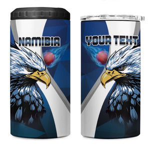 Custom Afro Namibia Cricket 4 in 1 Can Cooler Tumbler Go Eagles