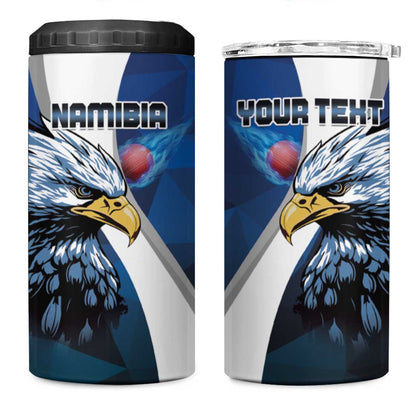 Custom Afro Namibia Cricket 4 in 1 Can Cooler Tumbler Go Eagles