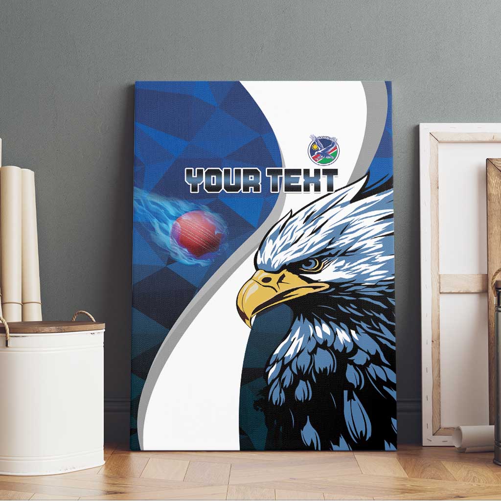 Custom Afro Namibia Cricket Canvas Wall Art Go Eagles