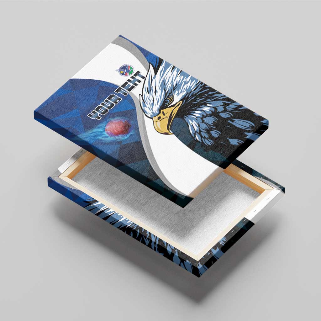 Custom Afro Namibia Cricket Canvas Wall Art Go Eagles