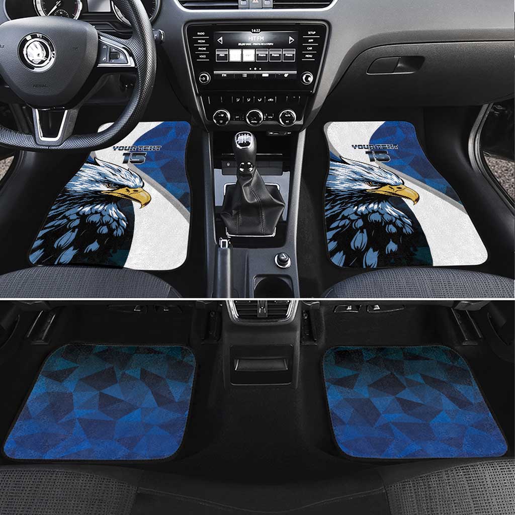 Custom Afro Namibia Cricket Car Mats Go Eagles