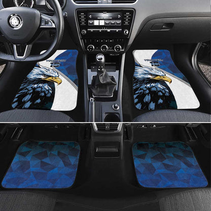 Custom Afro Namibia Cricket Car Mats Go Eagles