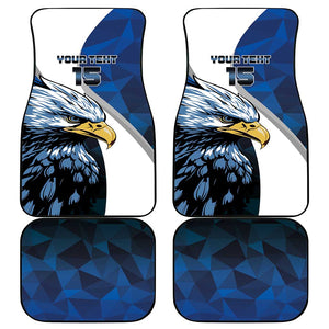 Custom Afro Namibia Cricket Car Mats Go Eagles