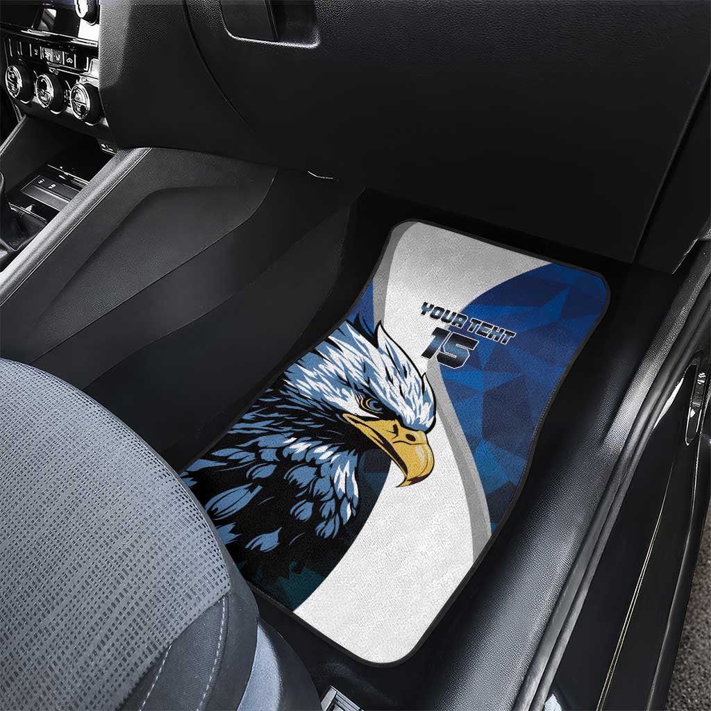 Custom Afro Namibia Cricket Car Mats Go Eagles