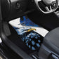 Custom Afro Namibia Cricket Car Mats Go Eagles