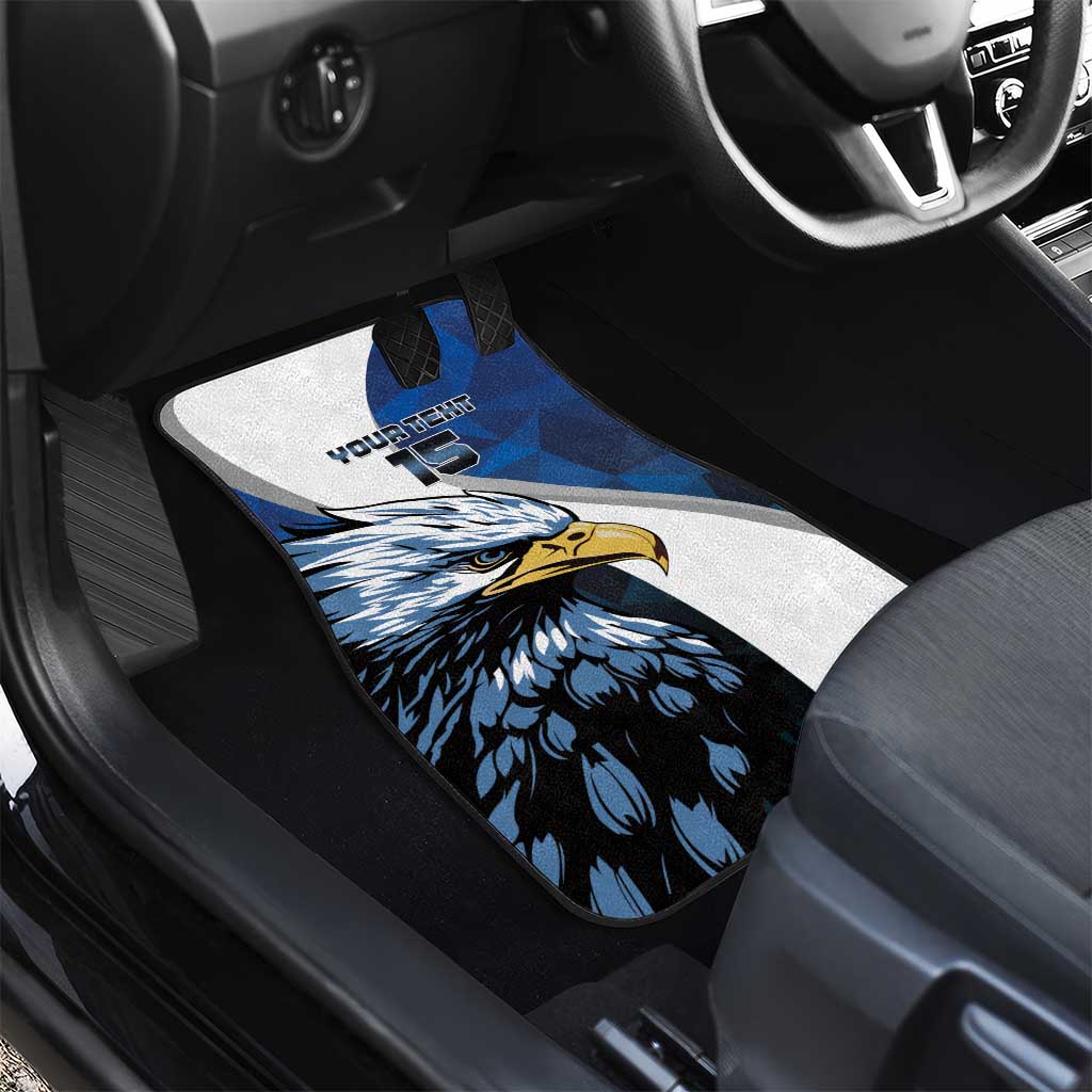 Custom Afro Namibia Cricket Car Mats Go Eagles