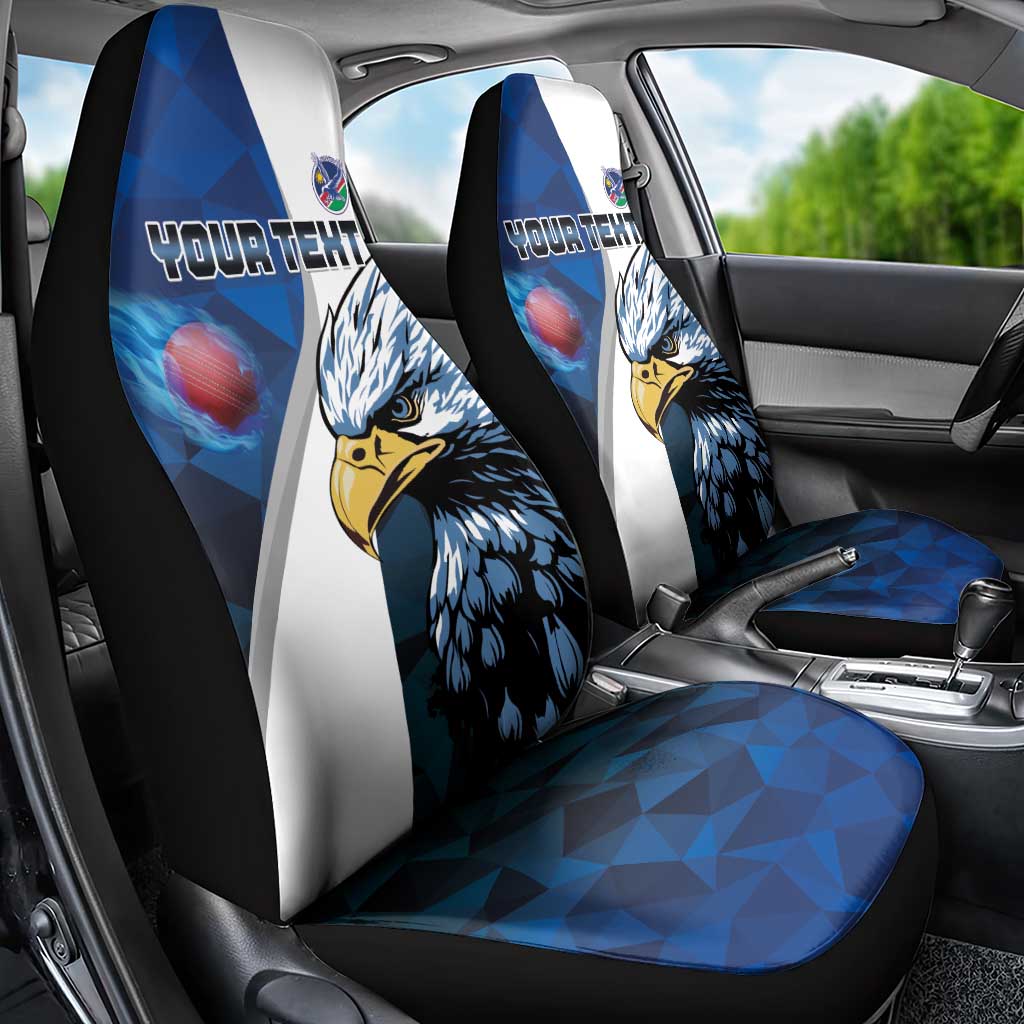 Custom Afro Namibia Cricket Car Seat Cover Go Eagles