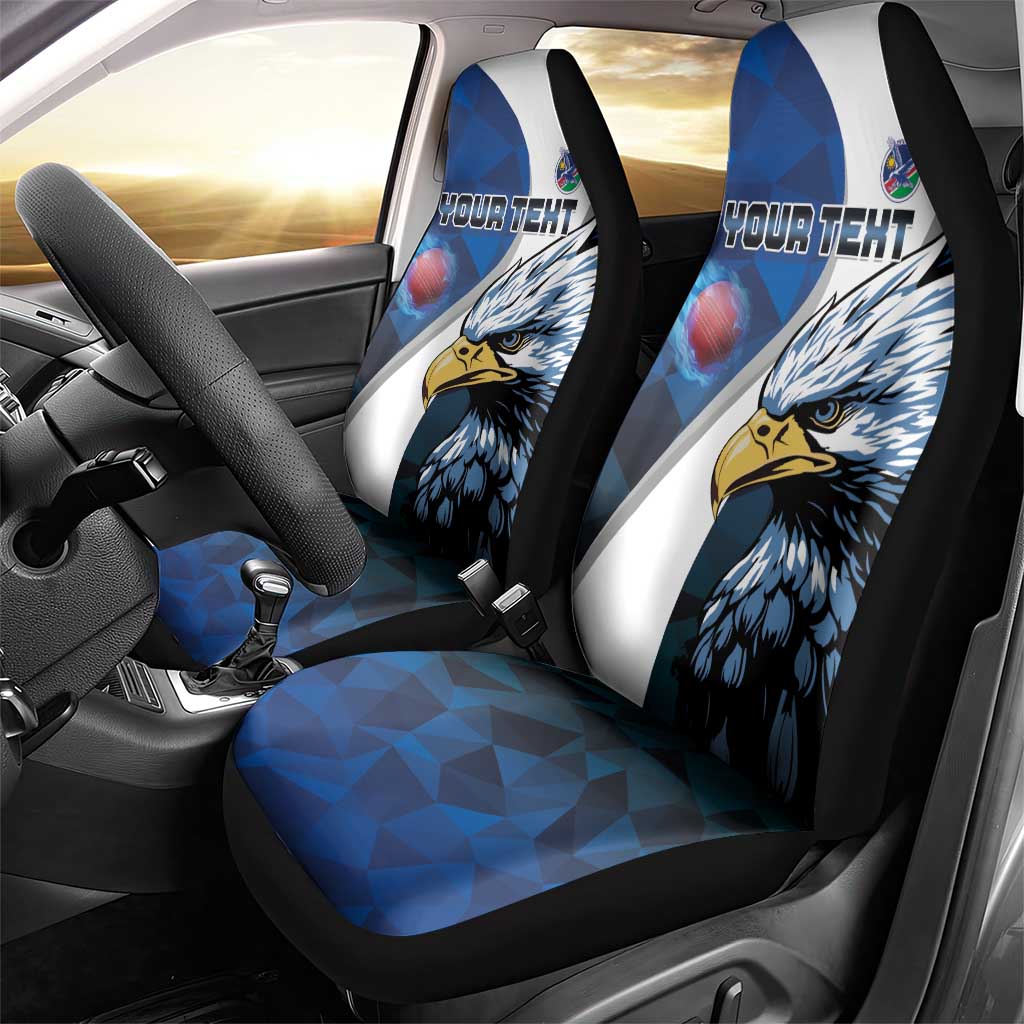 Custom Afro Namibia Cricket Car Seat Cover Go Eagles