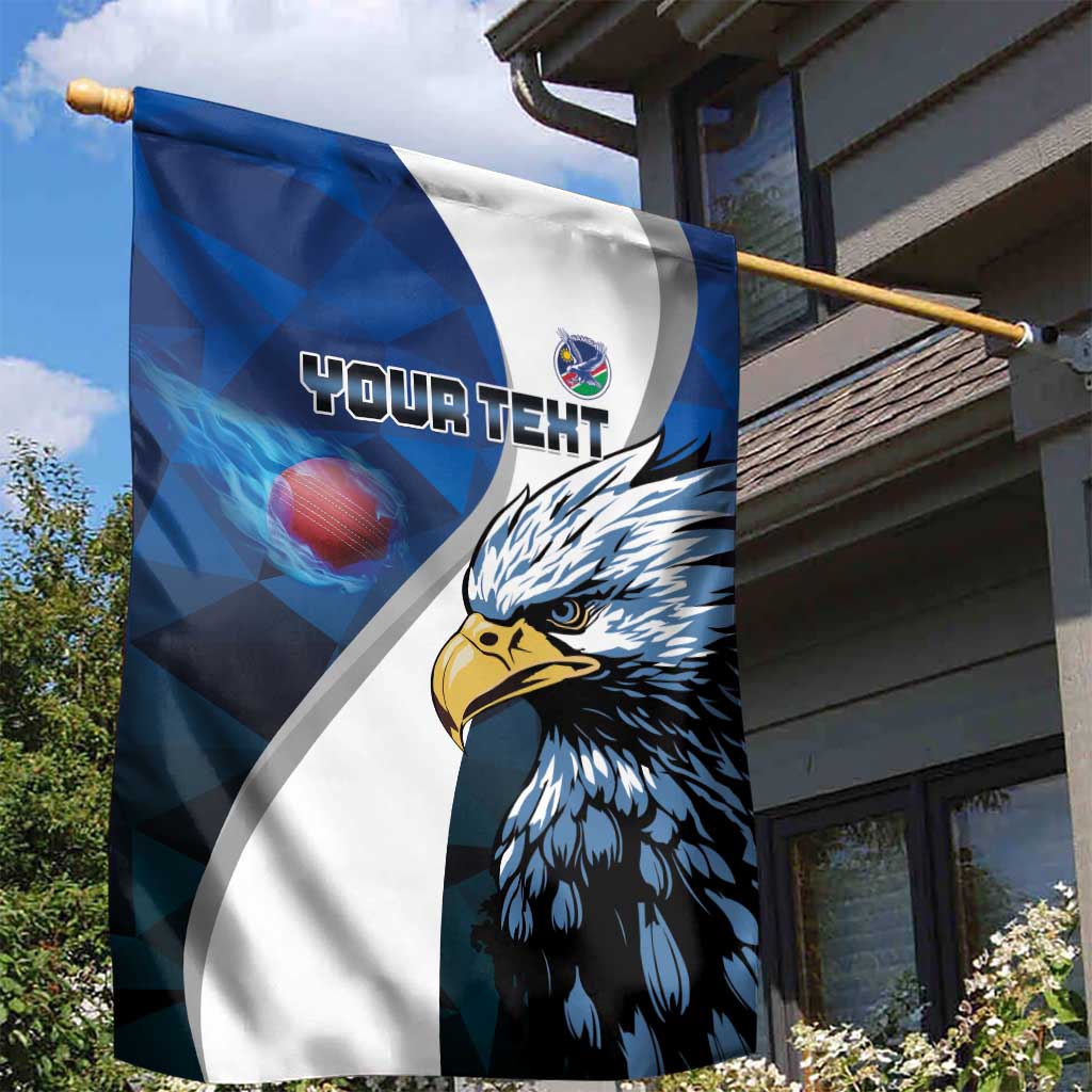 Custom Afro Namibia Cricket Garden Flag Go Eagles