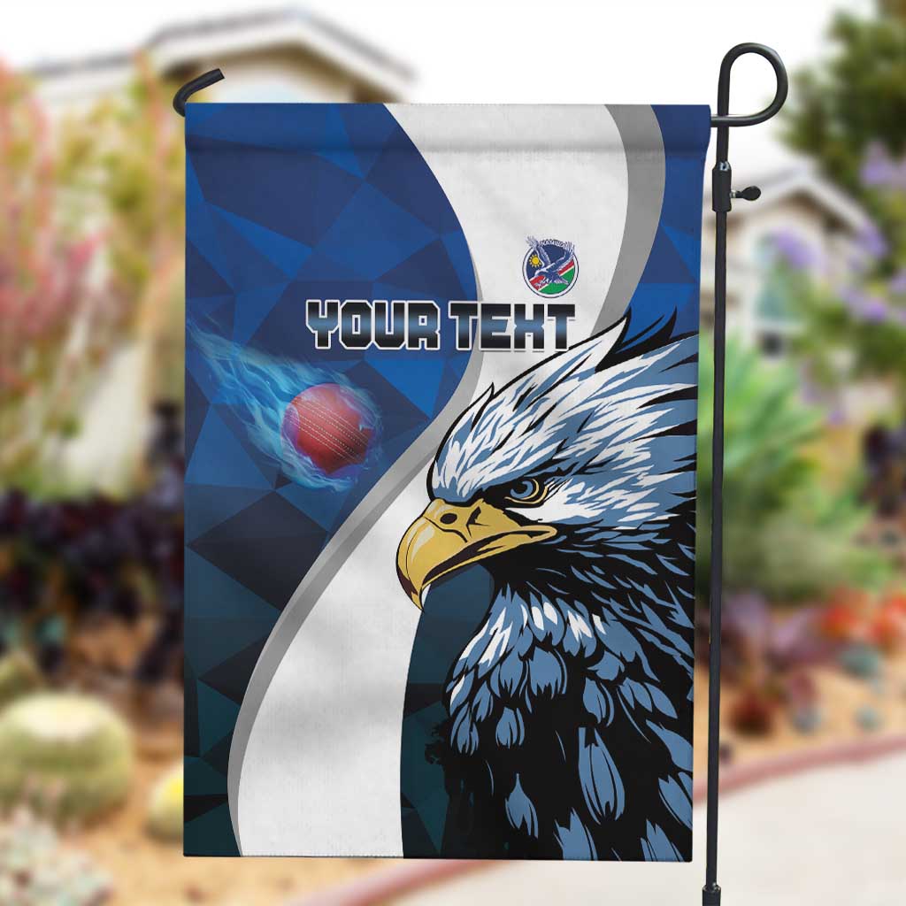 Custom Afro Namibia Cricket Garden Flag Go Eagles