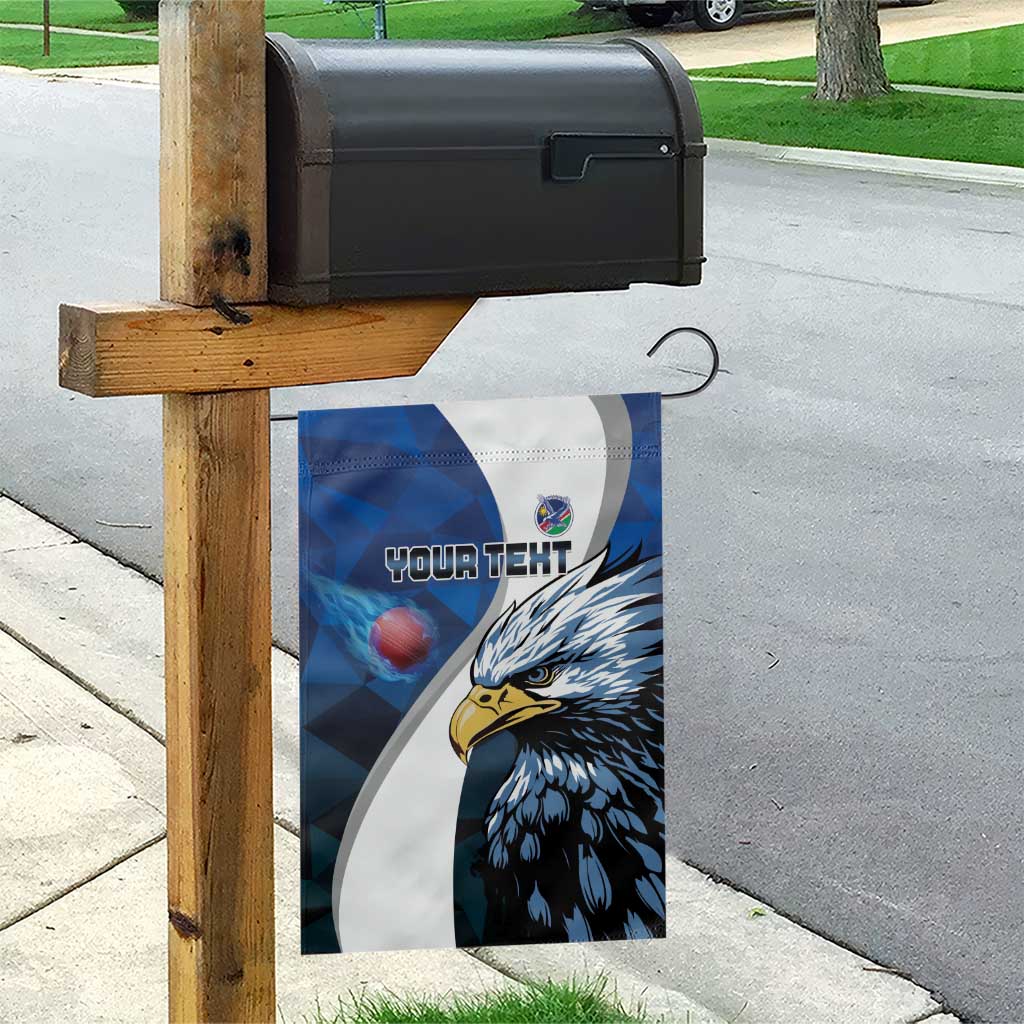 Custom Afro Namibia Cricket Garden Flag Go Eagles