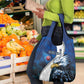 Custom Afro Namibia Cricket Grocery Bag Go Eagles