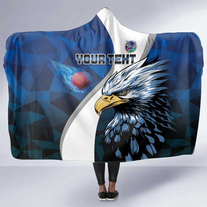 Custom Afro Namibia Cricket Hooded Blanket Go Eagles