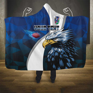 Custom Afro Namibia Cricket Hooded Blanket Go Eagles