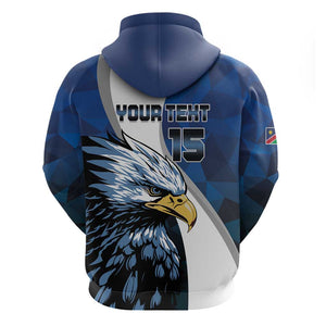 Custom Afro Namibia Cricket Hoodie Go Eagles