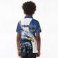 Custom Afro Namibia Cricket Kid Polo Shirt Go Eagles