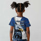 Custom Afro Namibia Cricket Kid T shirt Go Eagles