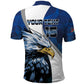 Custom Afro Namibia Cricket Polo Shirt Go Eagles