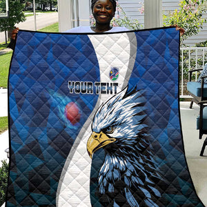 Custom Afro Namibia Cricket Quilt Go Eagles