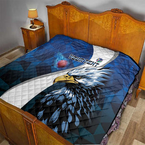 Custom Afro Namibia Cricket Quilt Go Eagles