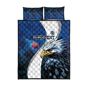 Custom Afro Namibia Cricket Quilt Bed Set Go Eagles