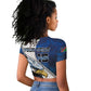 Custom Afro Namibia Cricket Raglan Cropped T shirt Go Eagles