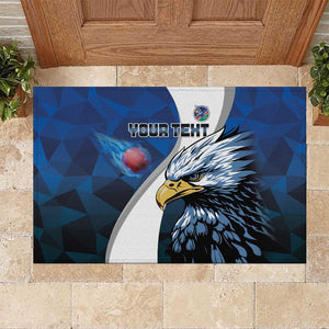 Custom Afro Namibia Cricket Rubber Doormat Go Eagles