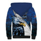 Custom Afro Namibia Cricket Sherpa Hoodie Go Eagles