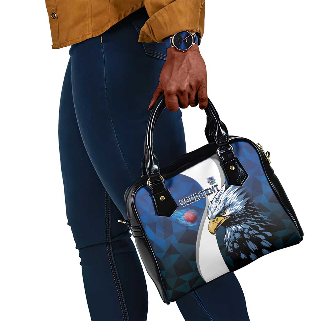 Custom Afro Namibia Cricket Shoulder Handbag Go Eagles