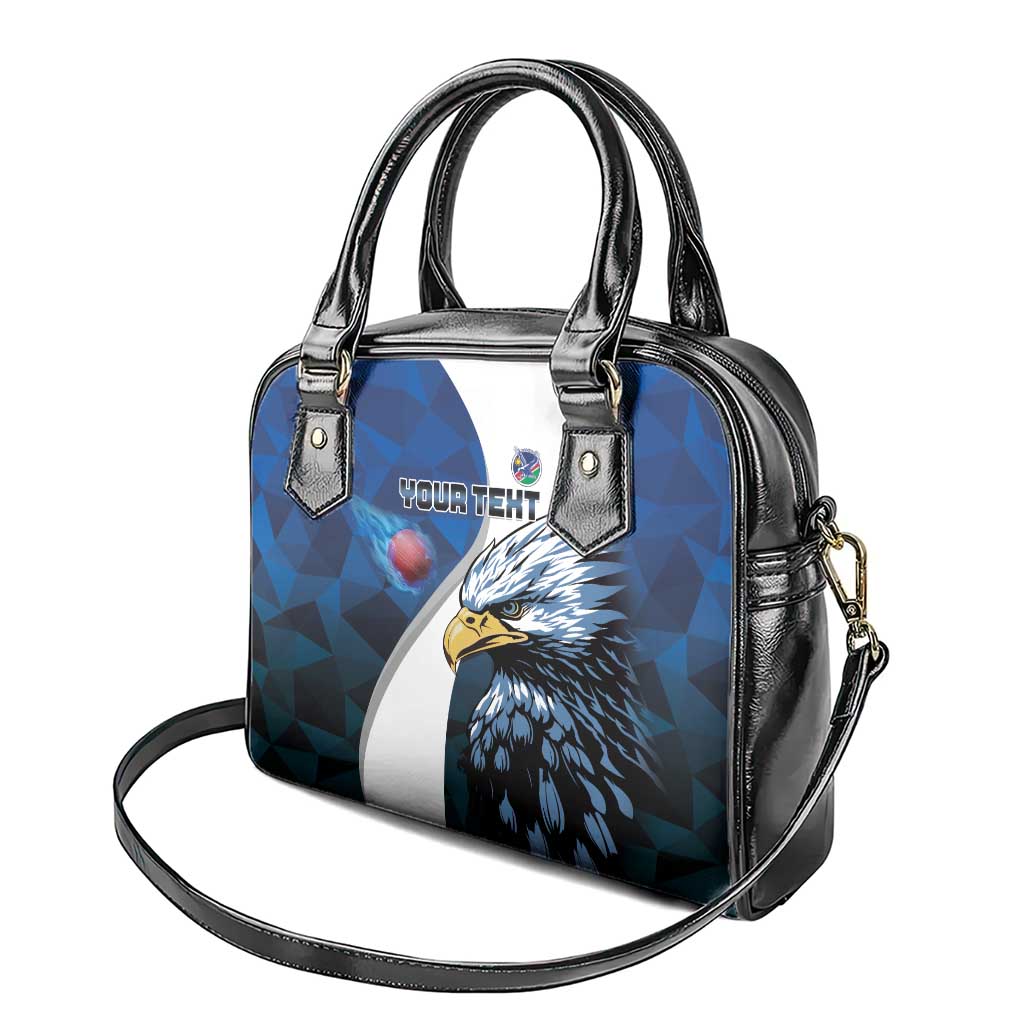 Custom Afro Namibia Cricket Shoulder Handbag Go Eagles