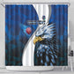 Custom Afro Namibia Cricket Shower Curtain Go Eagles