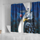 Custom Afro Namibia Cricket Shower Curtain Go Eagles