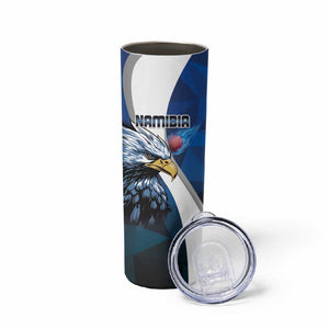 Custom Afro Namibia Cricket Skinny Tumbler Go Eagles