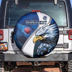 Custom Afro Namibia Cricket Spare Tire Cover Go Eagles