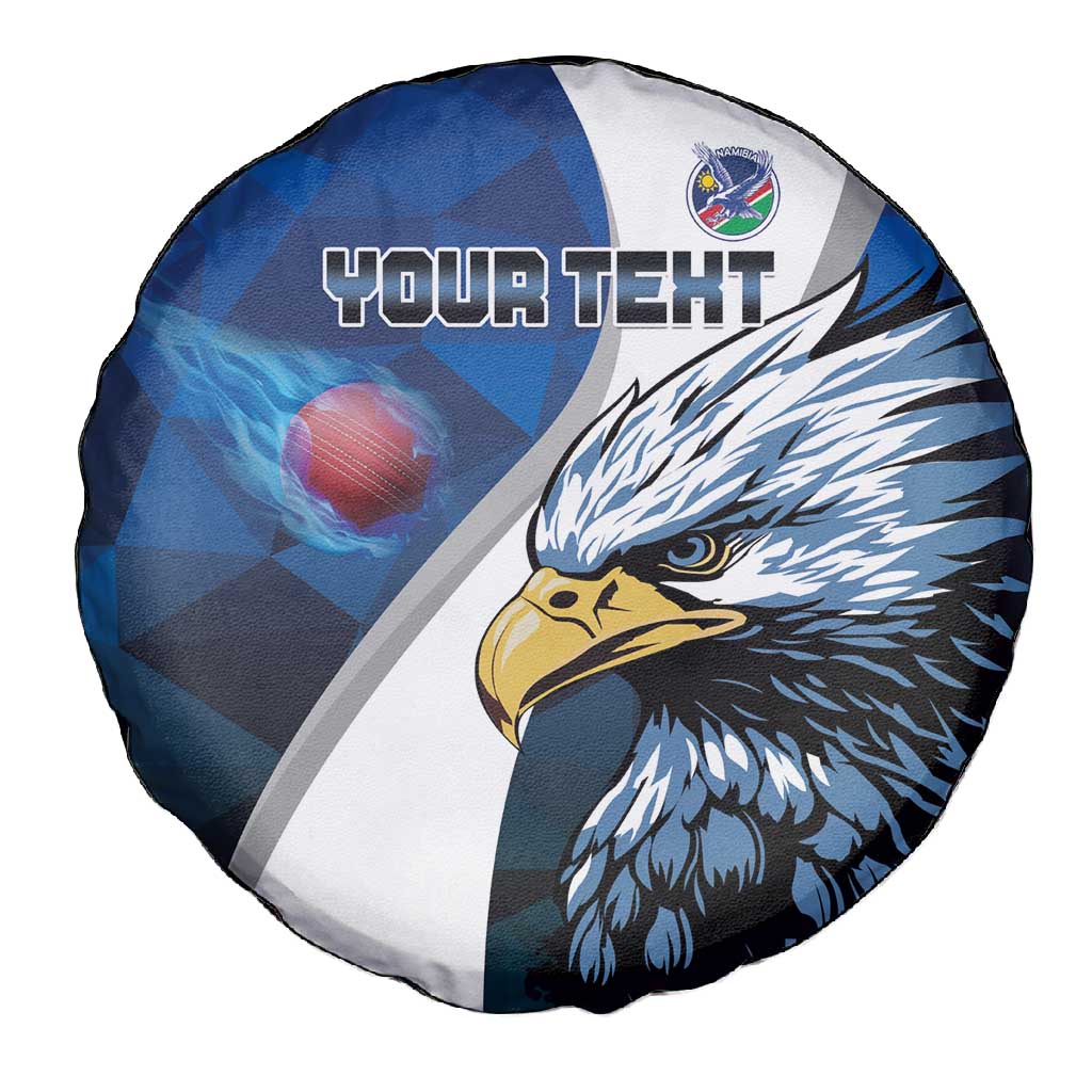 Custom Afro Namibia Cricket Spare Tire Cover Go Eagles