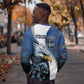 Custom Afro Namibia Cricket Sweatshirt Go Eagles