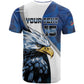 Custom Afro Namibia Cricket T shirt Go Eagles