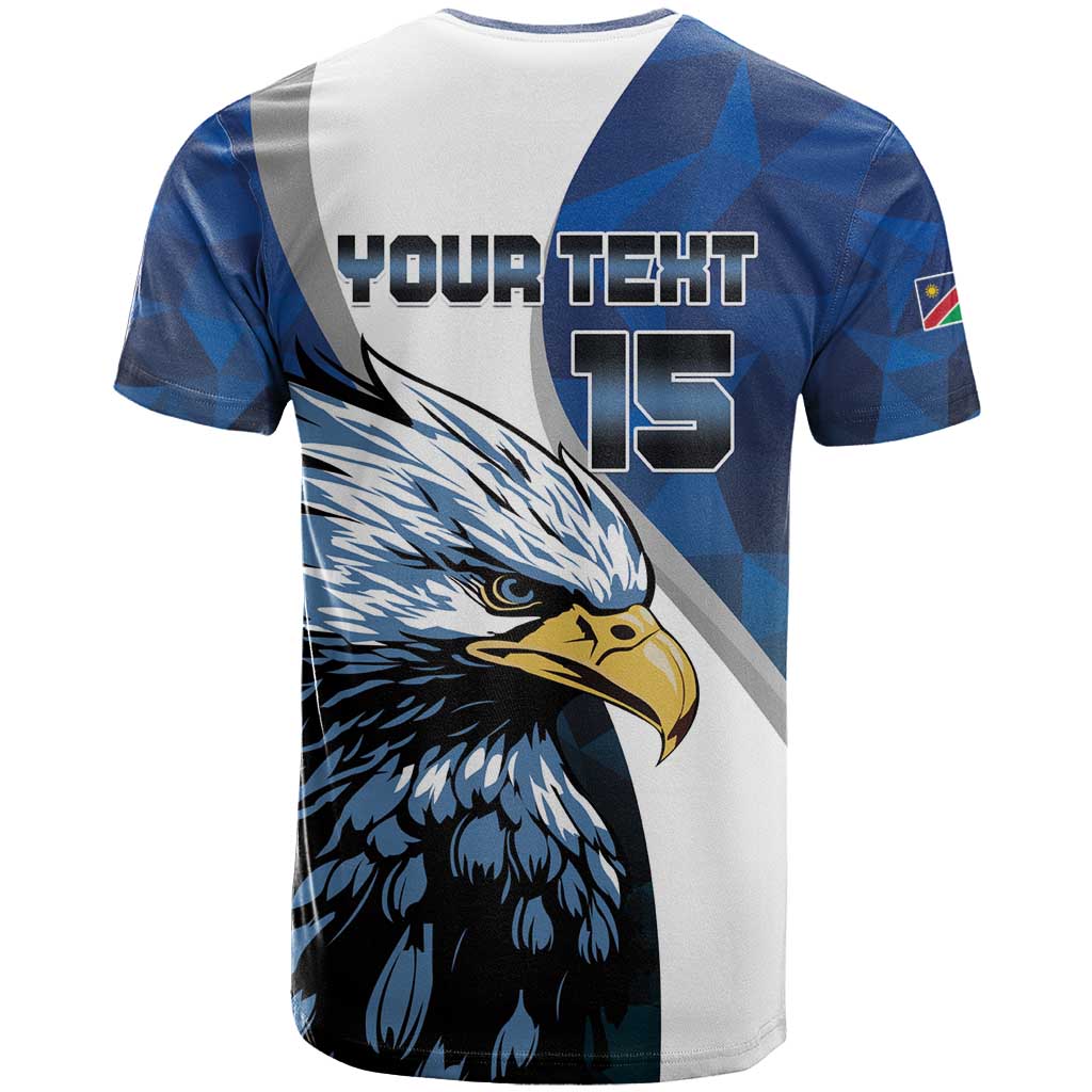 Custom Afro Namibia Cricket T shirt Go Eagles